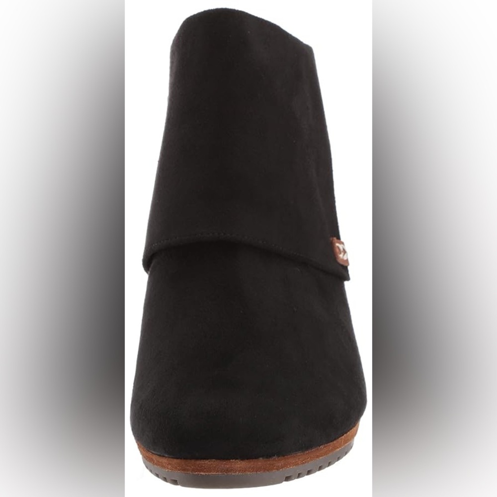 Dr. Scholl's Women's Create Ankle Wedge Heel Booties Boot Black Suede Size 7.5M - Picture 5 of 16